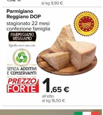 Carrefour Iper Parmigiano reggiano dop offerta