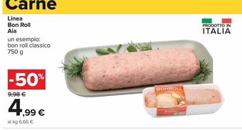 Carrefour Iper Linea bon roll aia offerta