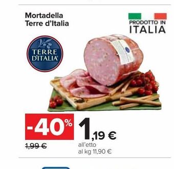 Carrefour Iper Mortadella terre d'italia offerta
