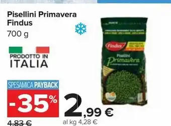 Carrefour Iper Pisellini primavera findus offerta