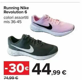 Carrefour Iper Running nike revolution 6 offerta