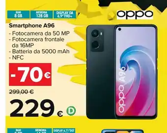 Carrefour Iper Smartphone a96 offerta