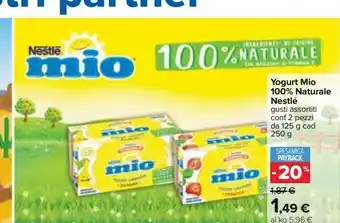 Yogurt mio 100% naturale nestle