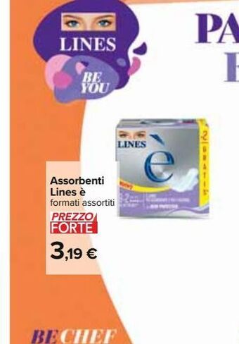 Carrefour Iper Assorbenti lines e offerta