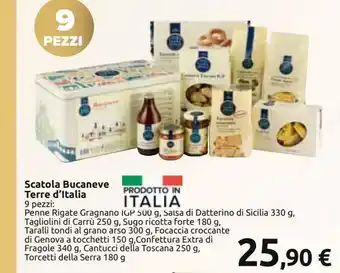 Carrefour Iper Scatola bucaneve terre d'italia offerta