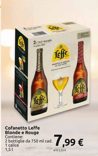 Carrefour Iper Cofanetto leffe blonde e rouge offerta