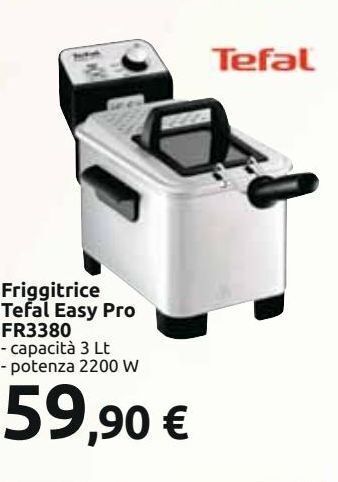 Carrefour Iper Friggitrice tefal easy pro fr3380 offerta