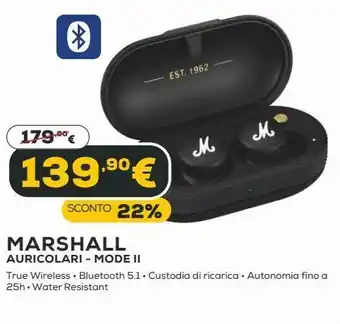 Euronics Marshall auricolari - mode ii offerta