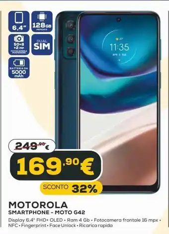 Motorola smartphone - moto g42