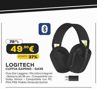 Euronics Logitech cuffia gaming offerta