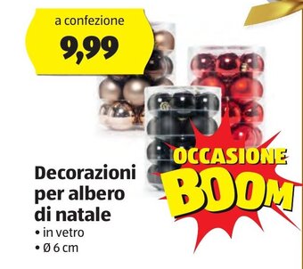 ALDI Decorazioni per albero di natale offerta