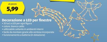 Decorazione a LED per finestre