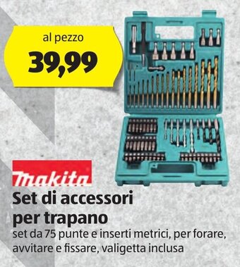ALDI Makita Set di accessori per trapano offerta