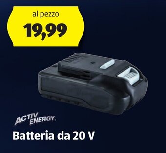 ALDI Activ Energy Batteria da 20 V offerta