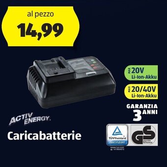 ALDI Activ Energy Caricabatterie offerta
