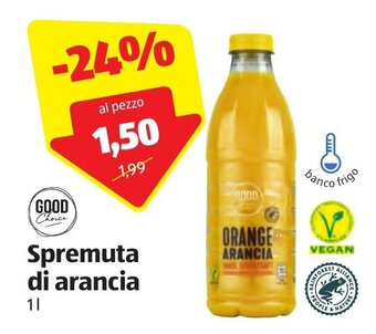 Good Choice Spremuta di arancia 1 l