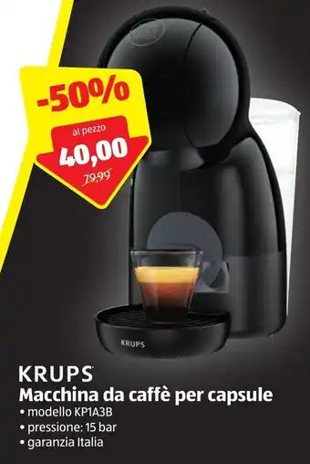 ALDI Krups Macchina da caffè per capsule offerta