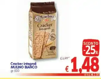 A&O Mulino Bianco Cracker Integrali Senza Olio Di Palma 500 G(ml) offerta