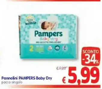 A&O Pampers Pannolini Baby Dry offerta