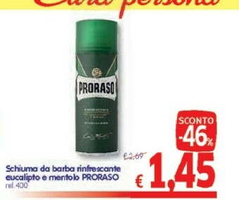 A&O Schiuma da barba offerta