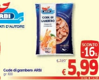 A&O Arbi Gamberi offerta