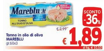 A&O Mareblu Tonno offerta