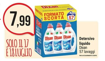 Supermercati Gulliver Dixan Detersivo Liquido offerta