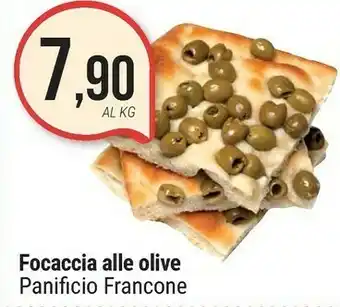 Supermercati Gulliver Panificio Francone Focaccia Alle Olive offerta