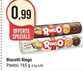 Supermercati Gulliver Pavesi Ringo Vaniglia offerta