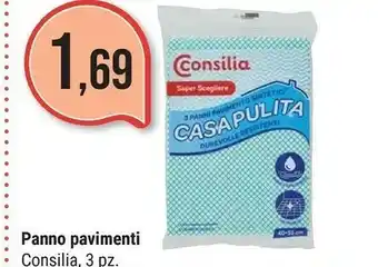 Supermercati Gulliver Consilia Casa Pulita Panno Pavimenti offerta