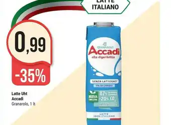 Supermercati Gulliver Granarolo Latte Scremato Alta Digeribilità Accadì 1000 G(ml) offerta