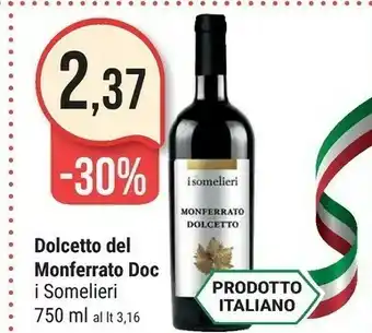 Supermercati Gulliver Eset I Somelieri Dolcetto Del Monferrato Doc offerta
