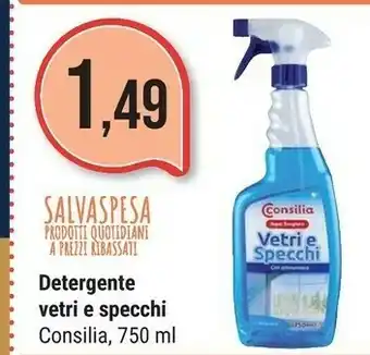 Supermercati Gulliver Lenor Consilia Detergente Vetri E Specchi offerta