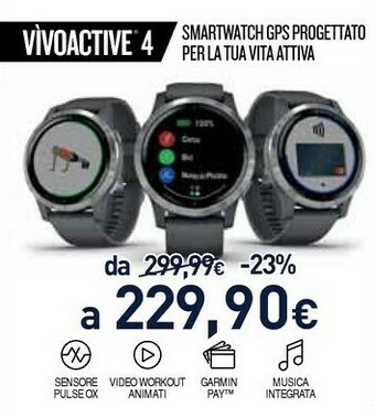 Unieuro Garmin Smartwatch offerta