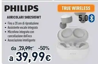 Unieuro Philips Cuffie senza fili offerta