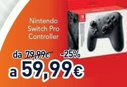 Unieuro Nintendo Switch Pro Controller offerta