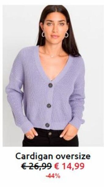 Bonprix Cardigan oversize offerta