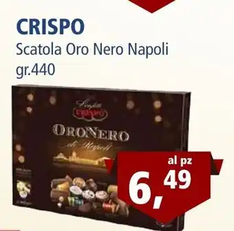 Crispo Scatola Oro Nero Napoli gr.440