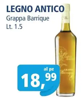 PGS Cash&Carry Legno Antico Grappa Barrique Lt. 1.5 offerta