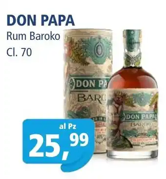 PGS Cash&Carry Don Papa Rum Baroko Cl. 70 offerta