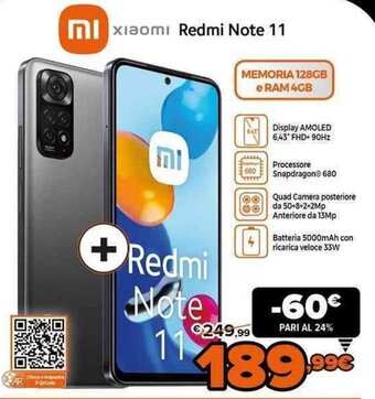 Expert Xiaomi Redmi Note 11 offerta