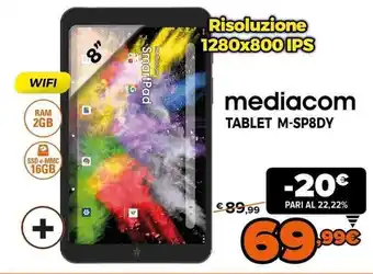Expert mediacom Tablet M-SP8DY offerta