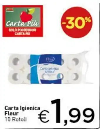 Fleur Carta Igienica 10 Rotoli