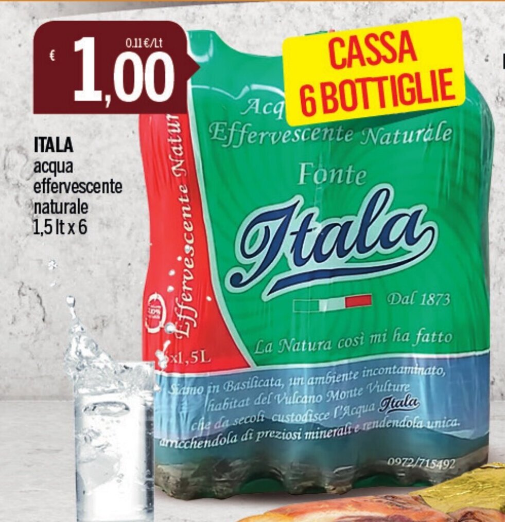 Itala Acqua Effervescente Naturale Lt X Offerta Di Gruppo Pascar