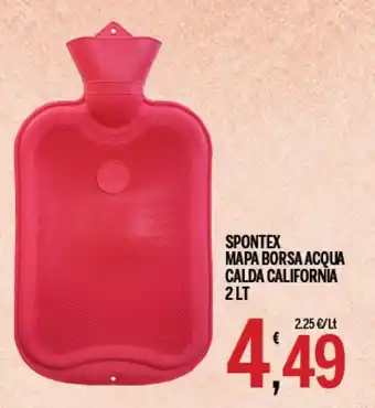 Spontex Mapa Borsa Acqua Calda California 2 lt