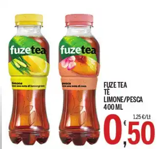 Fuze Tea Tè limone/pesca 400 ml