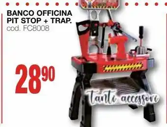 Mondo Brico Banco officina pit stop + trap. offerta