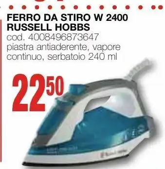 Ferro da stiro w 2400 russell hobbs