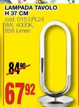 Mondo Brico Lampada tavolo h 37 cm offerta