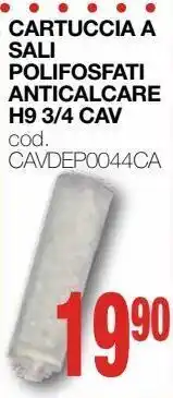 Mondo Brico Cartuccia a sali polifosfati anticalcare h9 3/4 cav offerta